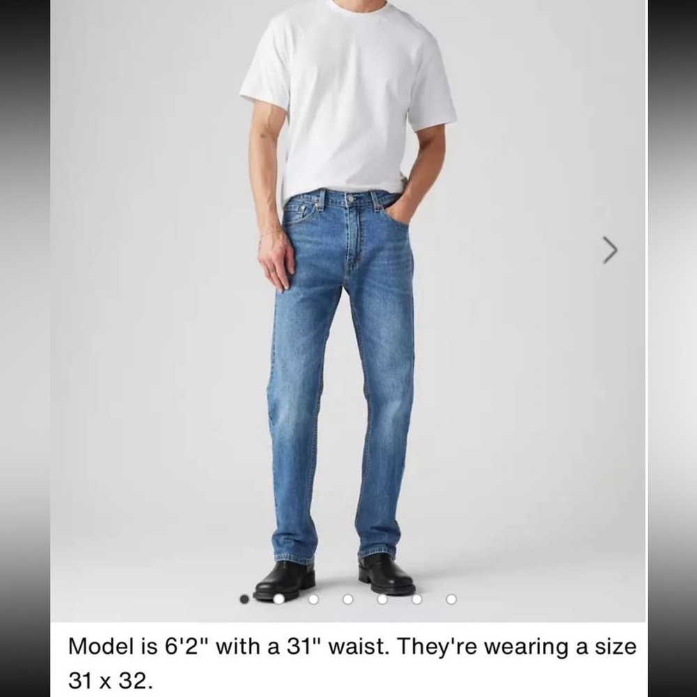 NWT Levi’s 505 Regular Fit Mens Jeans 30x30